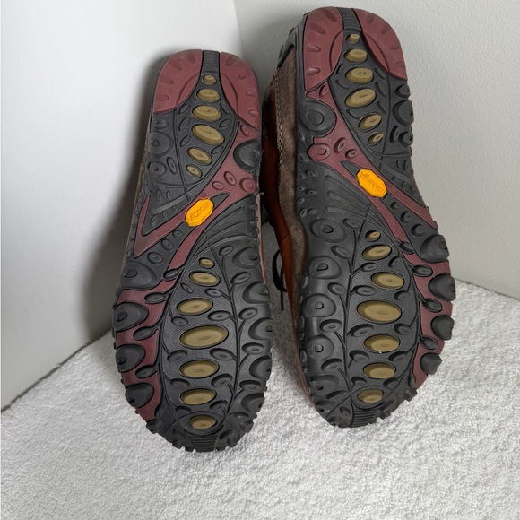 Merrell Women's Brown Leather Hiking Shoes Size 9 - Picture 3 of 7